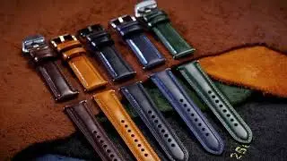 Men's Luxury Watch Straps Made of Tuscany Full-Grain Leather &ndash; Serial No. PBS280 | REZERO&reg; Officials