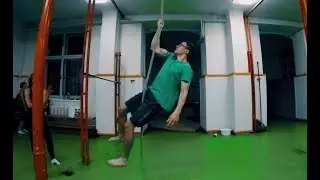 True One Arm Rope Climb