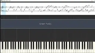Greenfields (piano tutorial, with lyrics and notes)