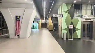 [Kuala Lumpur MRT] - Kepong Baru - from Entrance A to Platform 1 (PYL)