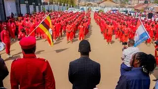 NUP Army parade sing revolutionary songs for Bobi Wine on his birthday