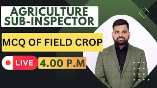 🔴FIELD CROP | SPECIAL MCQ | DAY-3| ASI-PUNJAB | LIVE CLASS | 4.00 P.M | Dr.DALEEP SIR | #punjab_asi