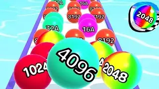 Ball run 2048 part 12 #live #shorts #shortsfeed #virallive #viralballrun #short #gameplay #2048