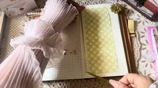 ASMR || unboxing new pet tape || decorating journal diary# green & brown theme 🤎💚asmr sounds