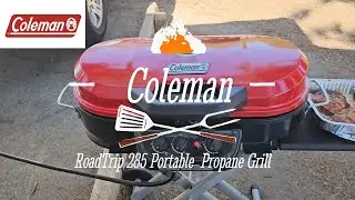 Coleman RoadTrip 285 Portable Stand-Up Propane Grill Tailgate Camping BBQ  - Review