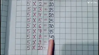 Learn  Multiplication  table of 2 to10 | pahada 2to10 #table practice 😊😊