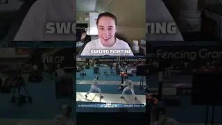 Olympic Fencer in a Real Swordfight #fencing #sports #podcast #swords