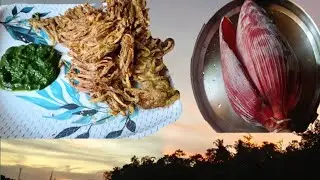 Banana flower ke pakode in Odia style l wonderful snacks for children and for evening mood