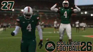 College Football 26 - Road To Glory [Cornerback] The U Is Still Back - E27