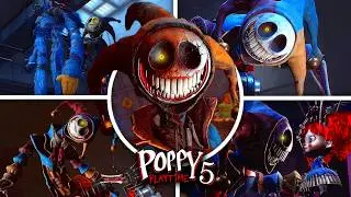 Poppy Playtime: Chapter 5 - ALL PROTOTYPE Scenes & Bossfight + Jumpscare Comparison (Showcase)
