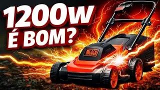 Cortador de Grama Black+Decker GR1000-BR &eacute; Bom? Teste Real no Jardim