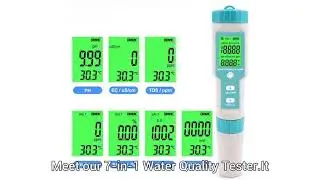 fisher scientific high accuracy ph ec tds salinity temperature water testing equipment pH012