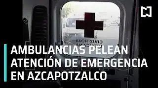 Paramédicos de ambulancias ‘patito’ se enfrentan con paramédicos de la Cruz Roja - Las Noticias