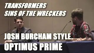 Josh Burcham Style Optimus Prime, and Limitations & Colours in Print with Josh Burcham at TFcon.