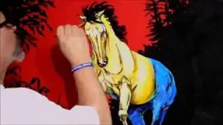 Michael Tolleson, Autistic Savant Artist creates 