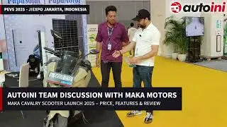 MAKA Motors Cavalry Scooter at PEVS 2025 Indonesia, JIEXPO Jakarta |@autoini @MAKAMotors