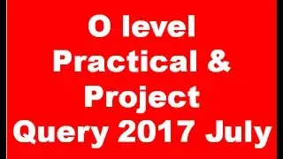 O Level Doeacc/Nielit  Practical & Project Question and Answer Doubt Explain 2017 July In Hindi