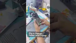 Flip 4 Change Folder With Frame #samsungflip4 #galaxy #flip4 #folderchange #ytshorts #shorts #yt