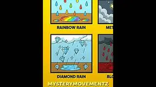🌧️Strangest Types of Rain You Won&rsquo;t Believe! 🌈 | #Weather #Nature