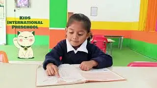 LKG Reading Activity | Lavnya Reads Marathi Swar & Vyanjan | Kids International Preschool