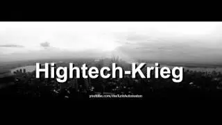 Как произносится Hightech-Krieg на немецком языке?