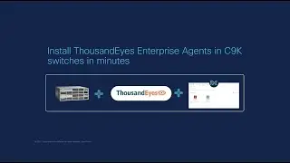 Installing ThousandEyes Enterprise Agents in C9K switches using Cisco DNA Center
