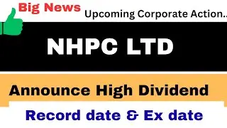 Nhpc Share Dividend 2025 💥 | Nhpc Share Dividend latest news | Nhpc latest news today | Nhpc Share 
