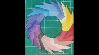 Origami Spiral Ninja Star