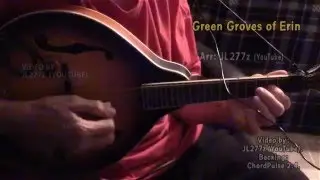 Goofing around: Green Groves of Erin, mandolin + GDAEB distorted electric guitar