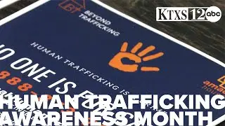 Survivor shares story to raise awareness during Human Trafficking Awareness Month.