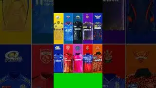 all teams Jersey for ipl 2024 #cricket #tataipl2024 #mi#rcb#lsg#gt#rr#csk#kkr#pbks #dc#shr