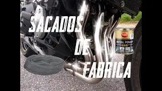 LIMPIEZA COLECTORES DE LA Z900 | Metal polish