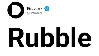 Rubble Meaning In English