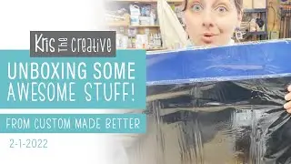 Unboxing some awesome stuff from Custom Made Better!