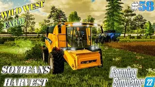 FS22 Soybeans Harvest With New Holland Combine, Wild West Farm Ep#57
