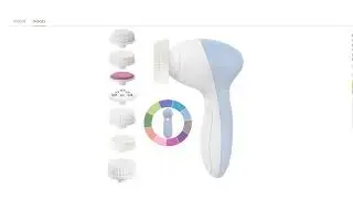 Facial Cleansing Brush Face Scrubber COSLUS 7in1 JBK D Electric Exfoliating Spin Cleanser Device Wat