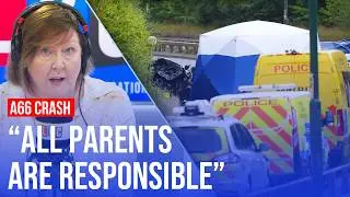'A true loathing of police': Shelagh Fogarty reacts to A66 crash