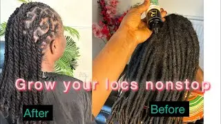Locs care and growth tips #naturalhair #locsuk #hairgrowthtips #viral video