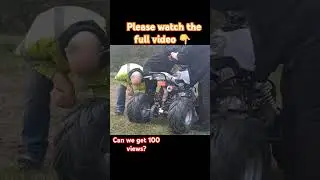 How I get on and off my quad bike as a disabled person | #adaptivemotocross  #motocross #fyp #mx
