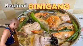 SINIGANG NA BANGUS BELLY HIPON TAHONG sinigang na seafood Ubos kanin nyo dito