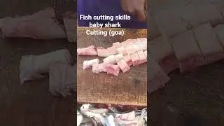 fish cutting skills (BABY SHARK) cutting skills ❤️