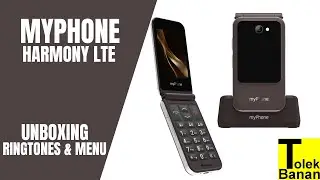 myPhone Harmony LTE Praline Collection - Unboxing / Menu & Ringtones / Dzwonki - Telefon dla seniora