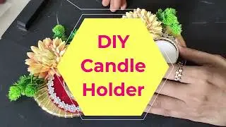 DIY Quick & Easy Candle Holder Idea 5 - All Raw Materials Available on CRAFTMATERIALHUB.COM