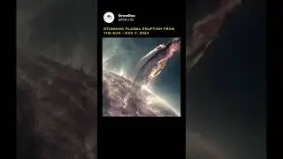 Epic Solar Plasma Eruption &ndash; Nov 7, 2024 #shorts