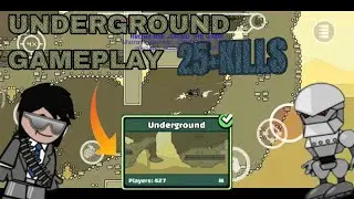 Underground Gameplay || 25+ Kills || Mini Militia Gameplay || Mini Militia