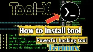 How to install Tool-X in termux || Powerful tool in termux