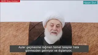 Suriye Y&uuml;ksek Alevi İslam Konseyi Başkanı Şeyh Gazal'dan Yeni Bir &Ccedil;ağrı
