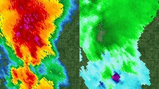 2024 Carbon and Greenfield, Iowa Tornadoes Radar Loop