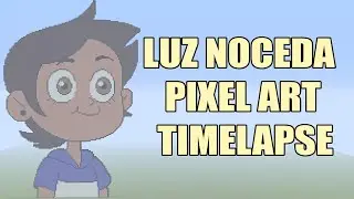 Minecraft Luz Noceda Pixel Art Timelapse (The Owl House)