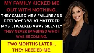 My Family Kicked Me Out With Nothing. They Had No Idea Who I Was Becoming...